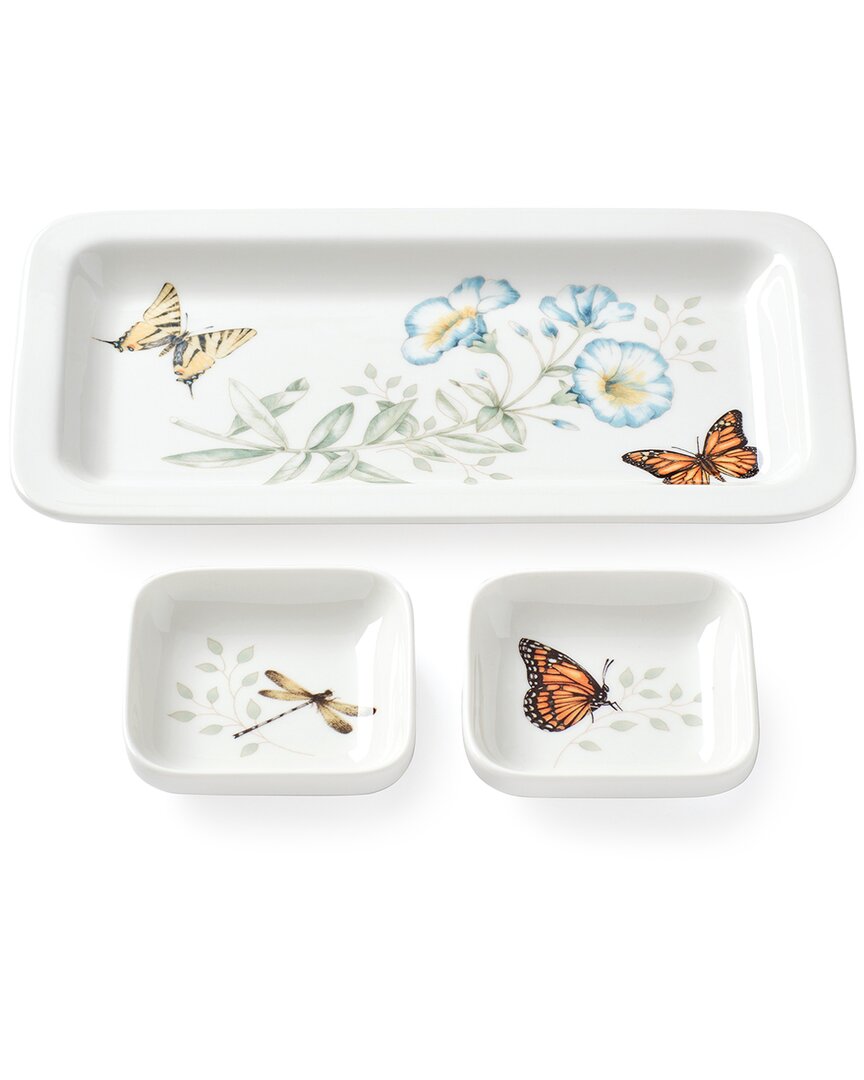 Lenox Butterfly Meadow Bowl & Chopsticks