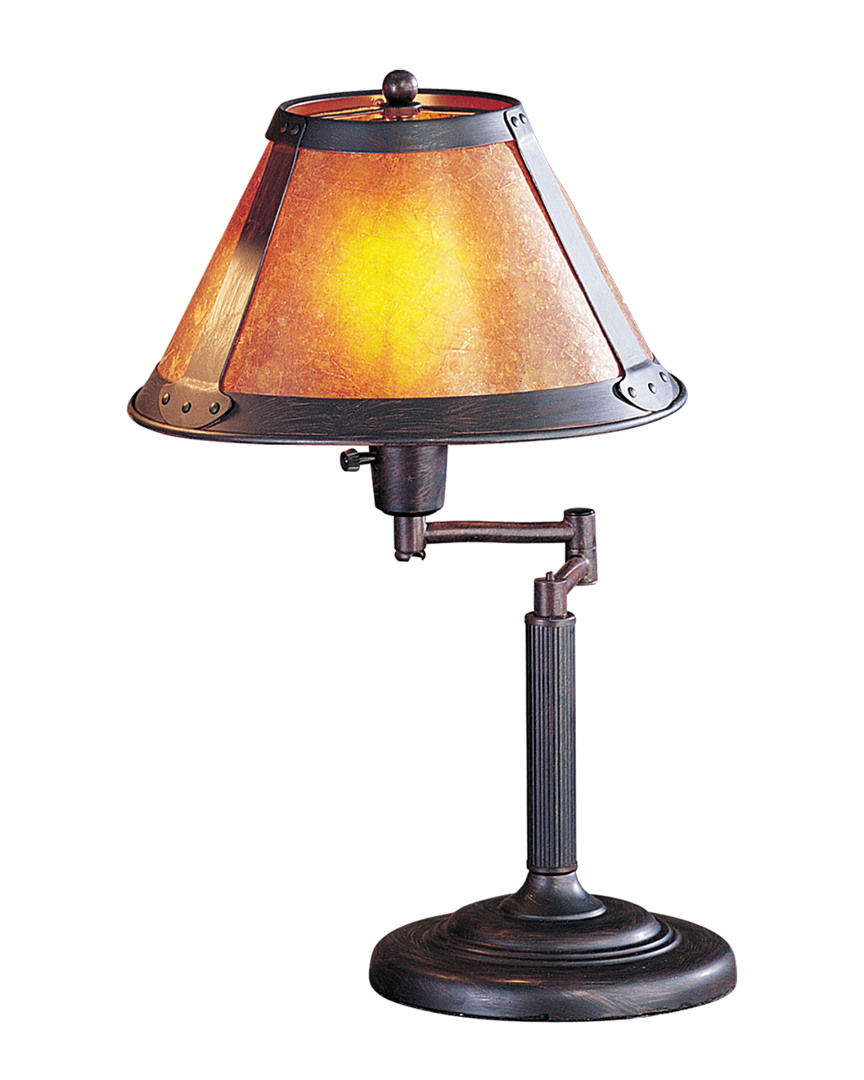 Cal Lighting Calighting Swing Arm Mica Desk Lamp