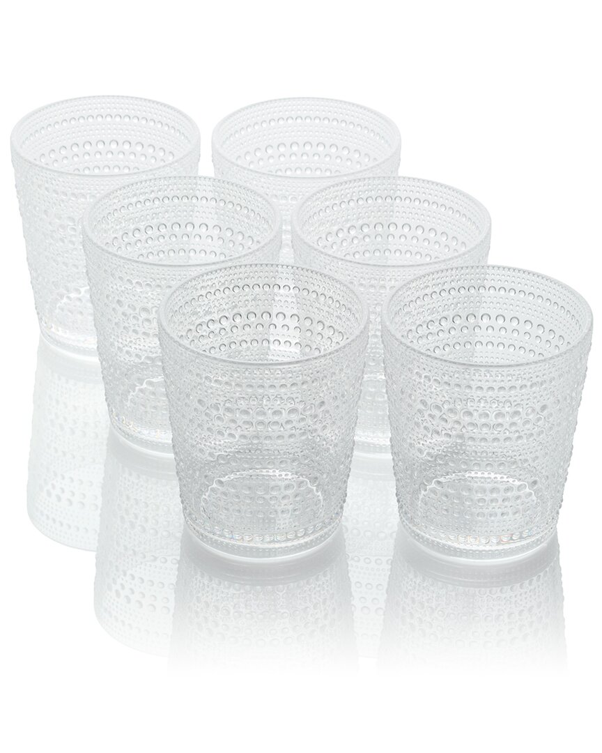 Certified International Set Of 6 Santa Fe 22oz Acrylic Ice Tea Glasses