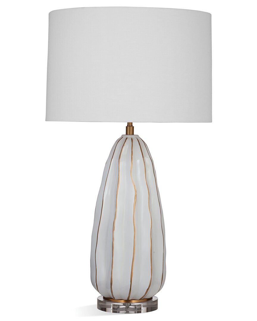 Bassett Mirror Josephine Table Lamp In White
