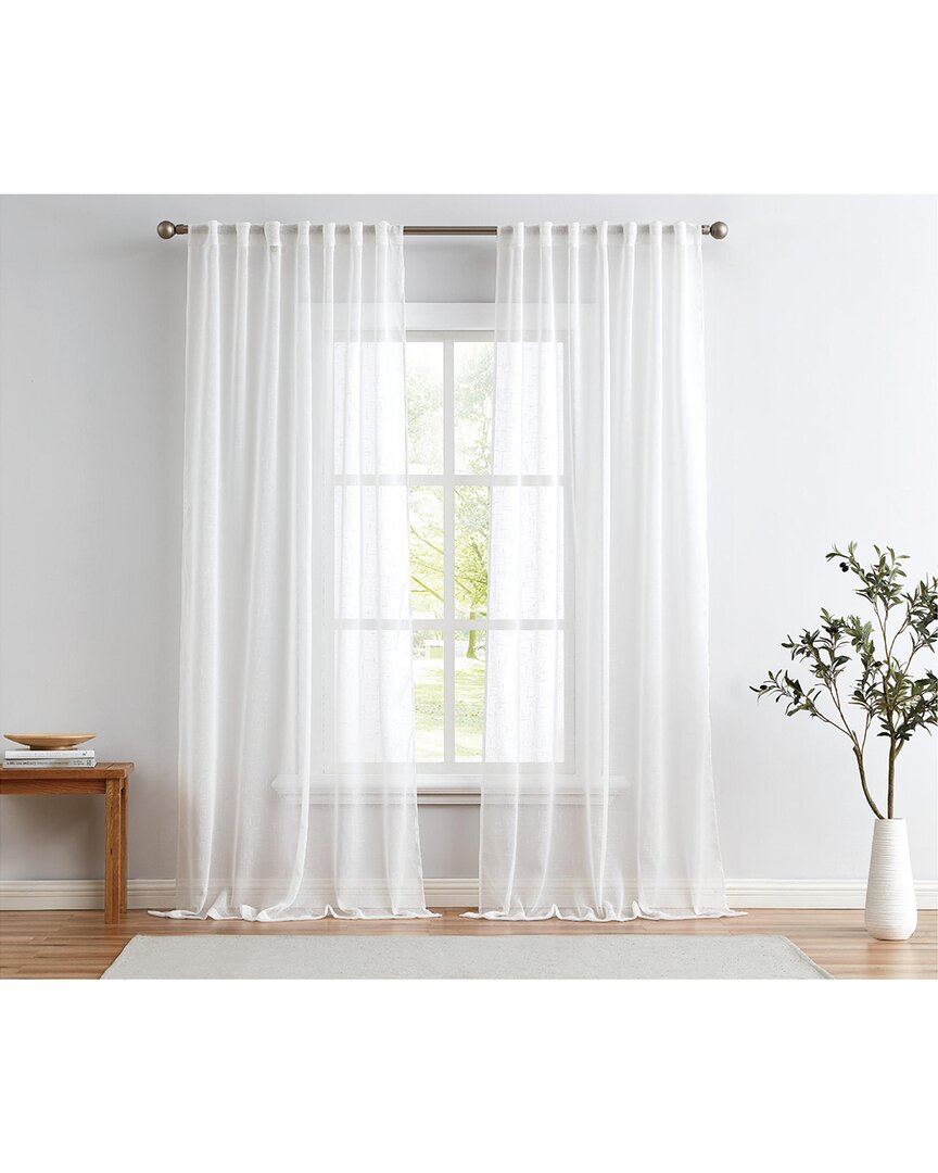 Shop Cannon Sheer Window Panel Pair In White