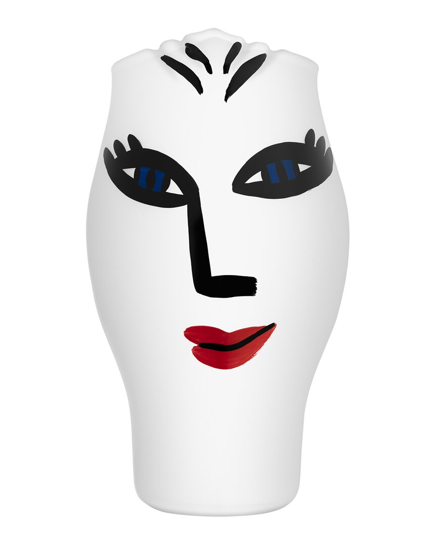 Kosta Boda Medium Open Minds Vase In White