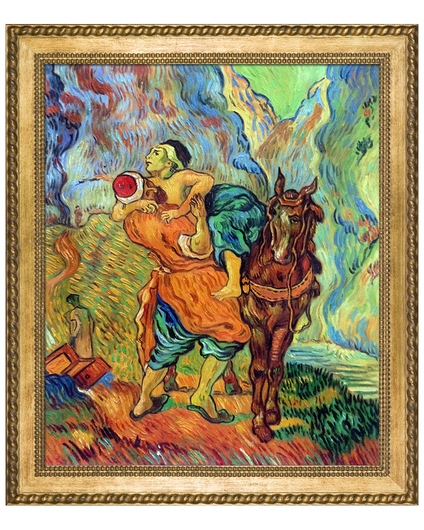 Museum Masters The Good Samaritan (after Delacroix) Framed Oil Reproduction By Vincent Van Gogh