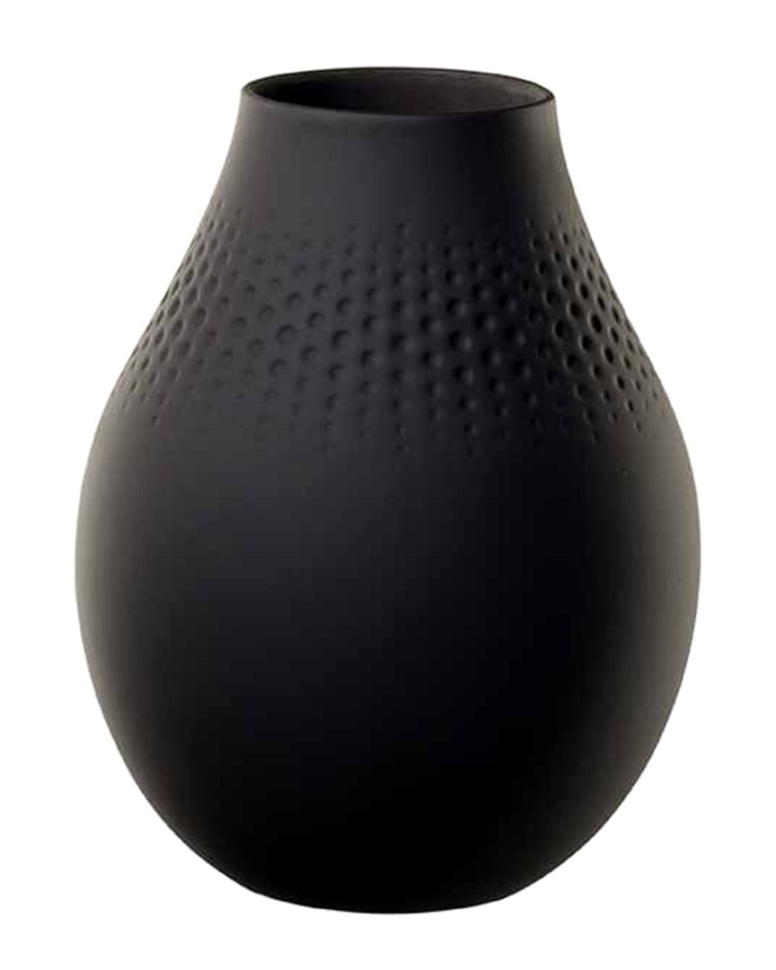 Villeroy & Boch Collier Noir Tall Vase