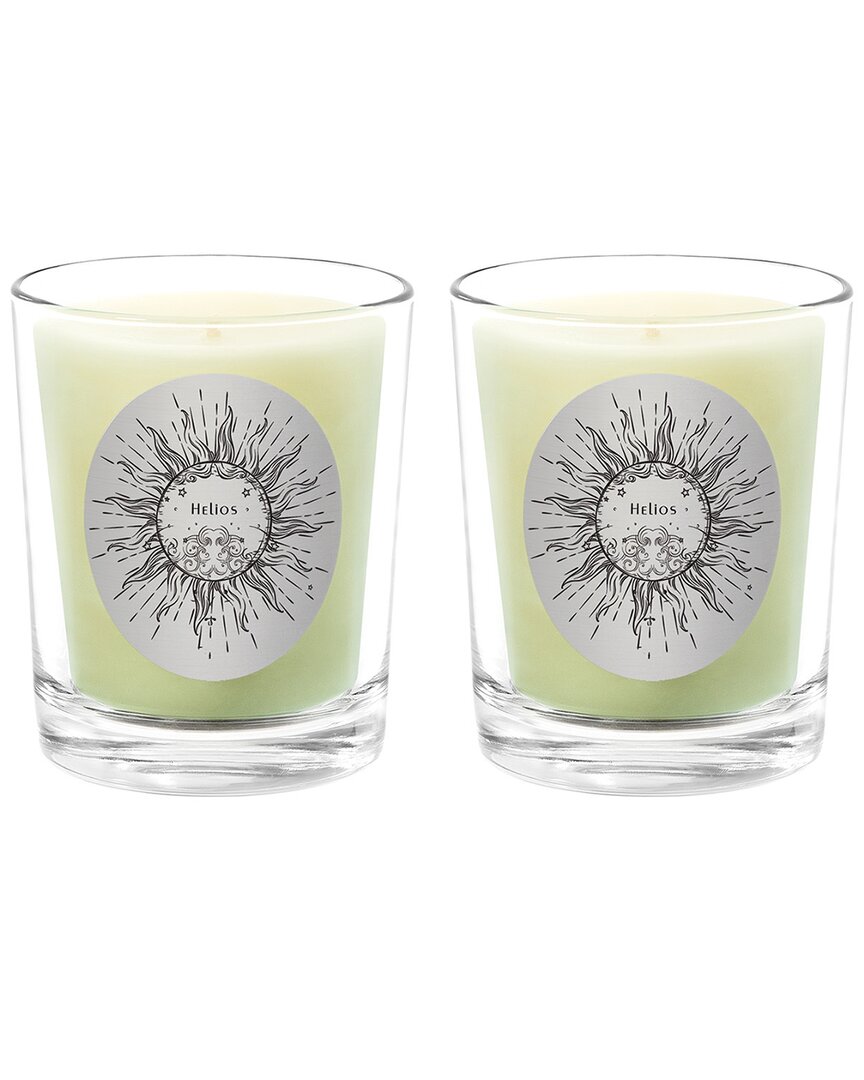 Qualitas Helios Two Scented Beeswax Candle Set In White
