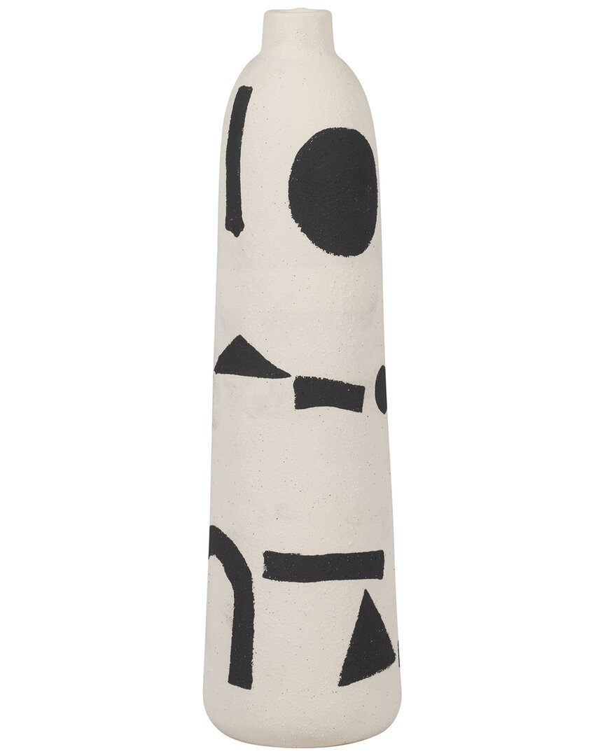 Sagebrook Home 15in Ceramic Funky Vase In Multicolor