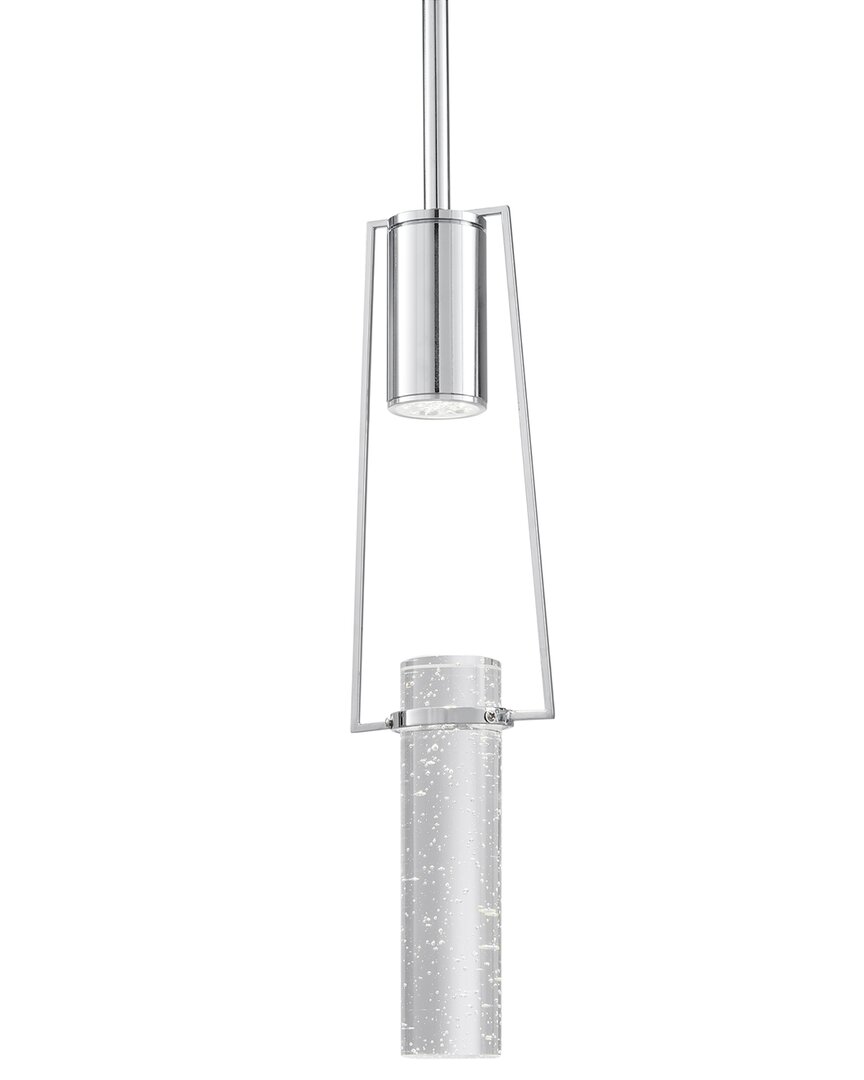 Finesse Decor Harmony Led Pendant In Silver
