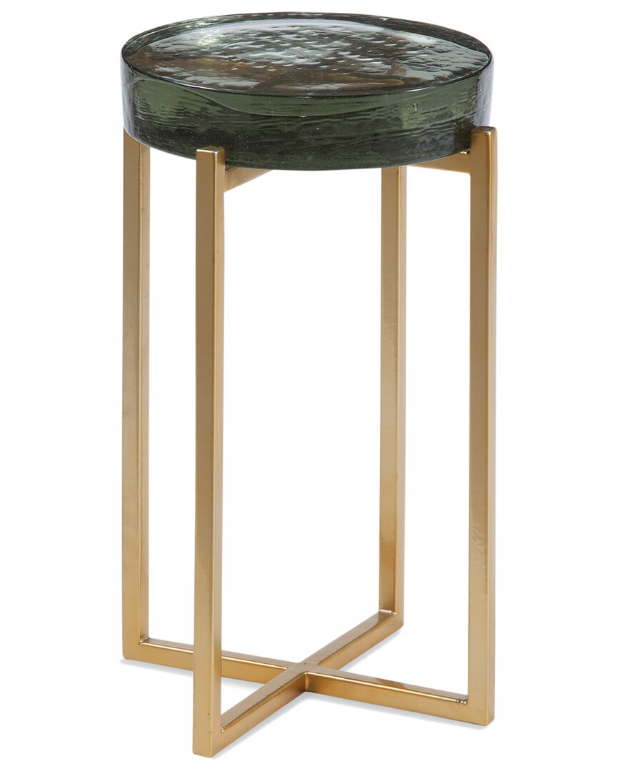 Bassett Mirror Laine Accent Table In Gold