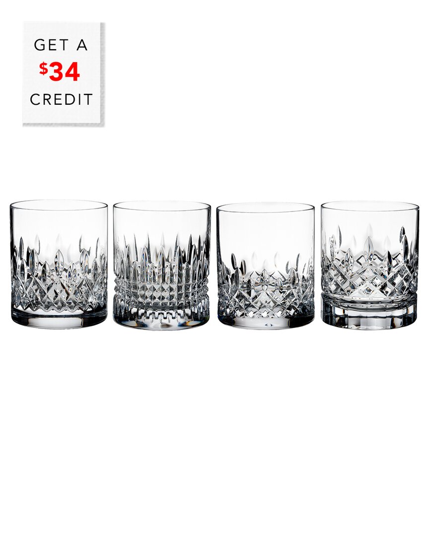 Waterford Lismore Evolution Tumblers (set Of 4) With $34 Credit
