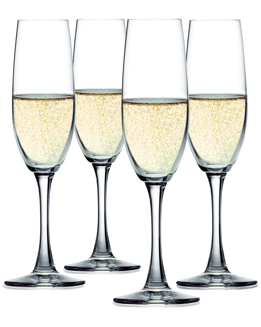 Spiegelau Wine Lovers Set Of Four 6.7oz Champagne Flutes