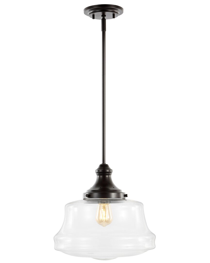 Shop Jonathan Y Schoolhouse 14in Led Pendant In Bronze