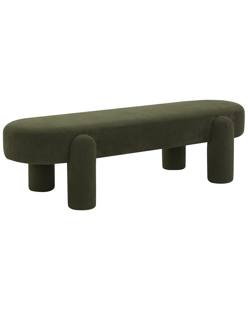 Safavieh Couture Laurence Corduroy Bench