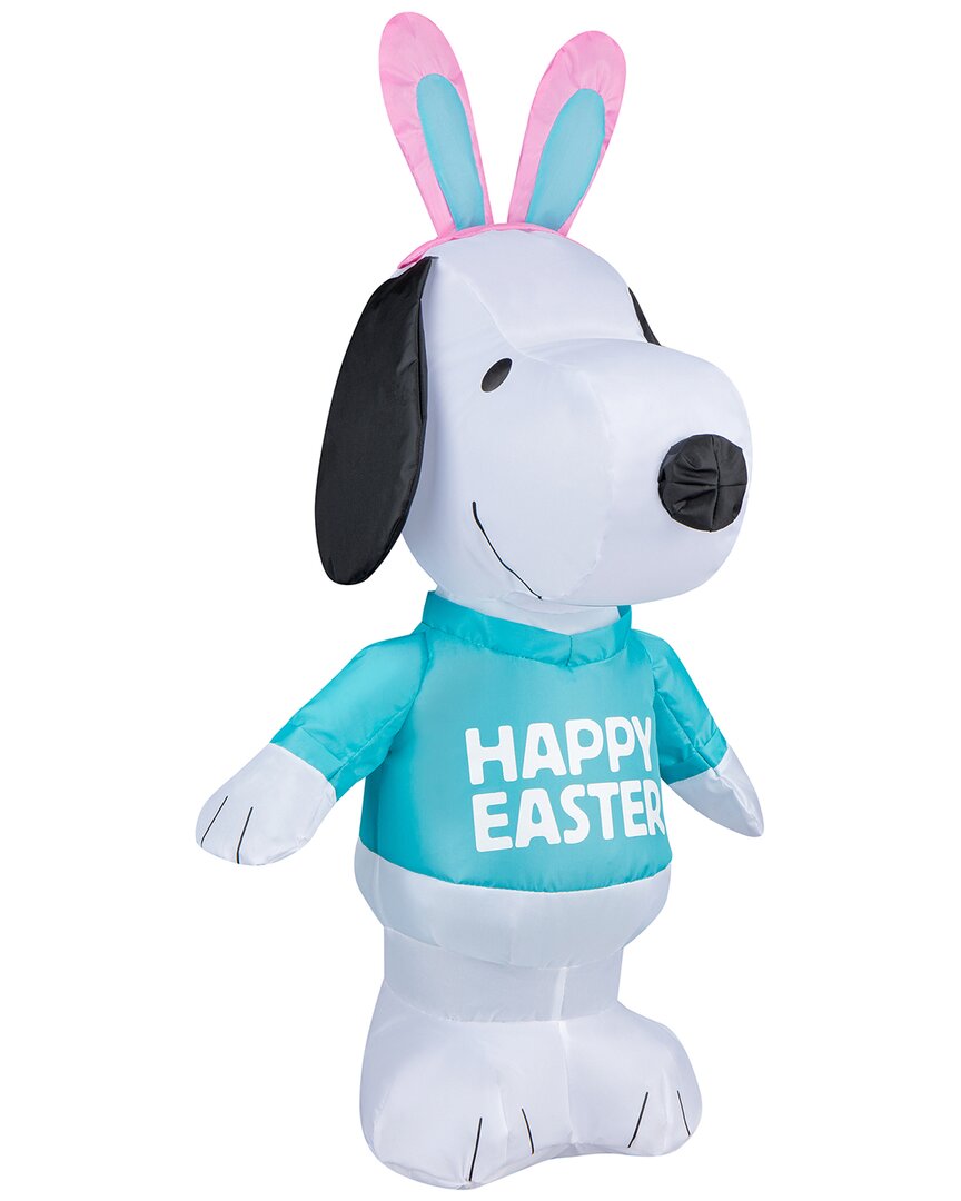 National Tree Company 19in Inflatable Easter Snoopy In Blue