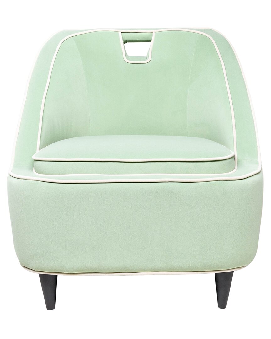 Sagebrook Home Two-toned Accent Chair In Green