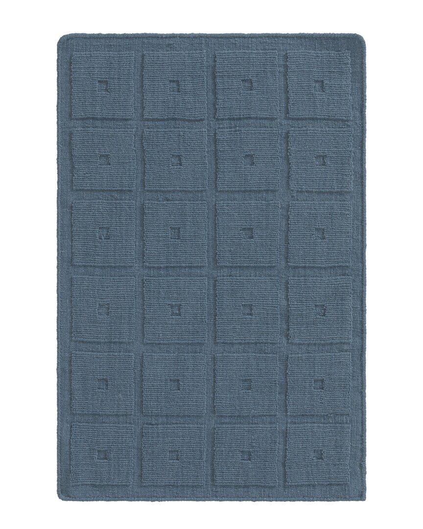 Obeetee Luna Wool Rug In Blue