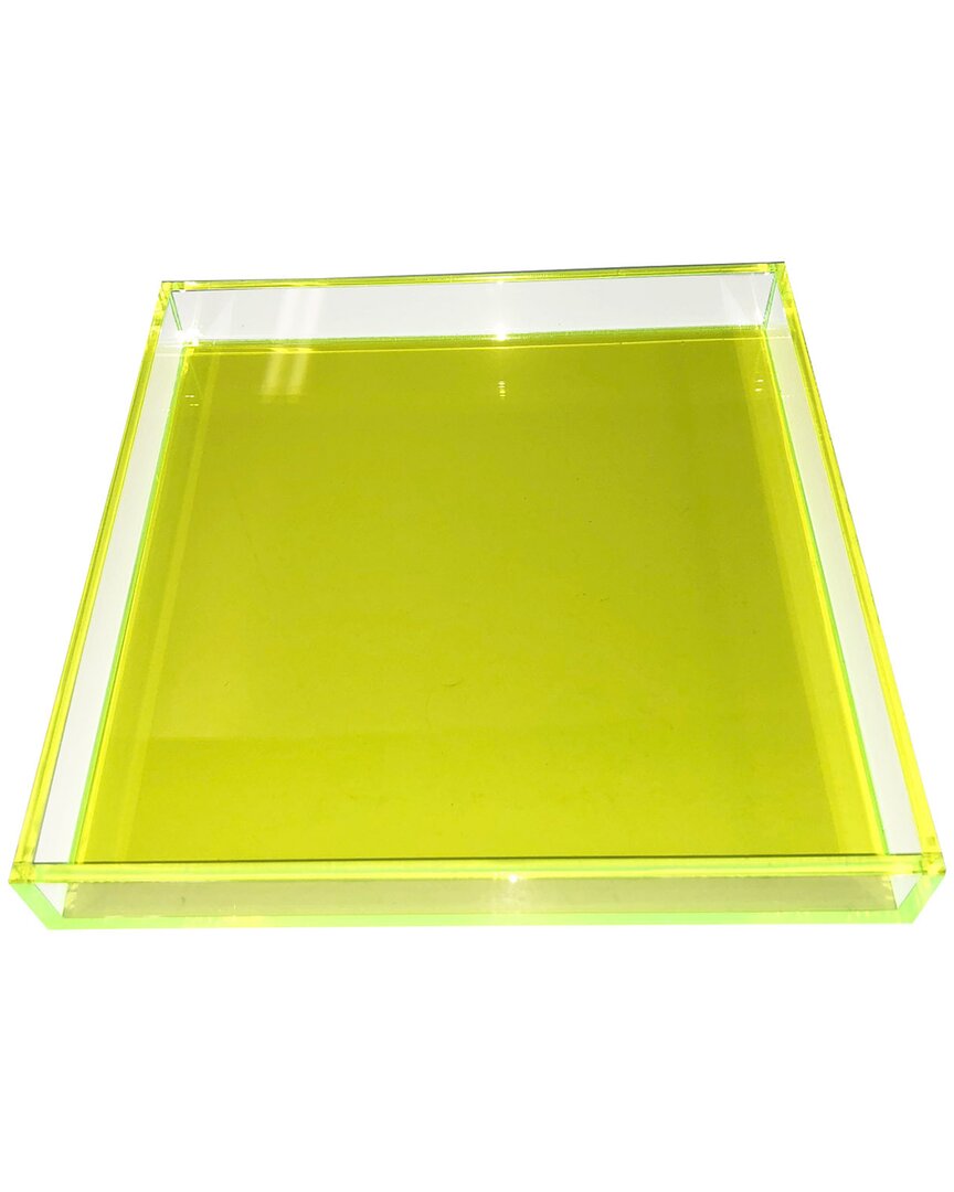 R16 Square Tray In Green