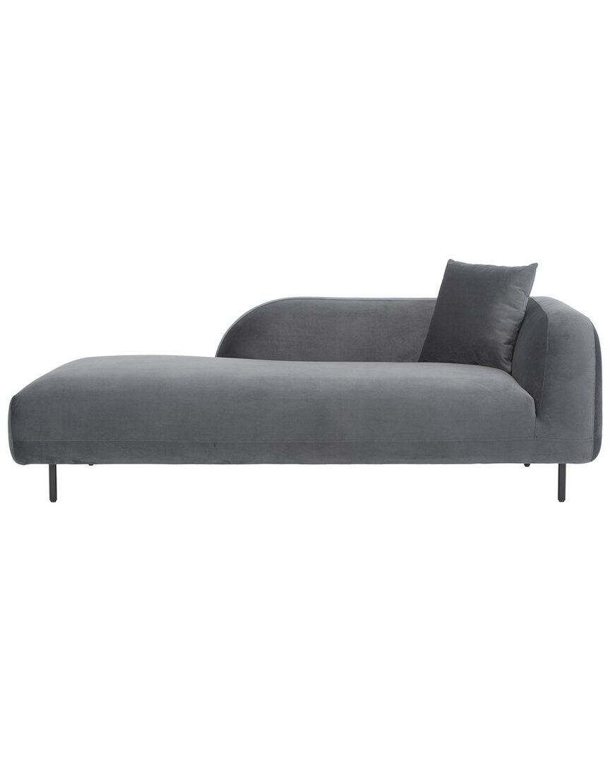 Moe's Home Collection Deleuze Chaise In Black