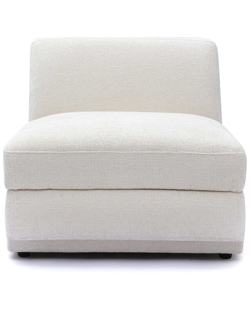 Tov Furniture Perry Chenille Modular Armless Chair