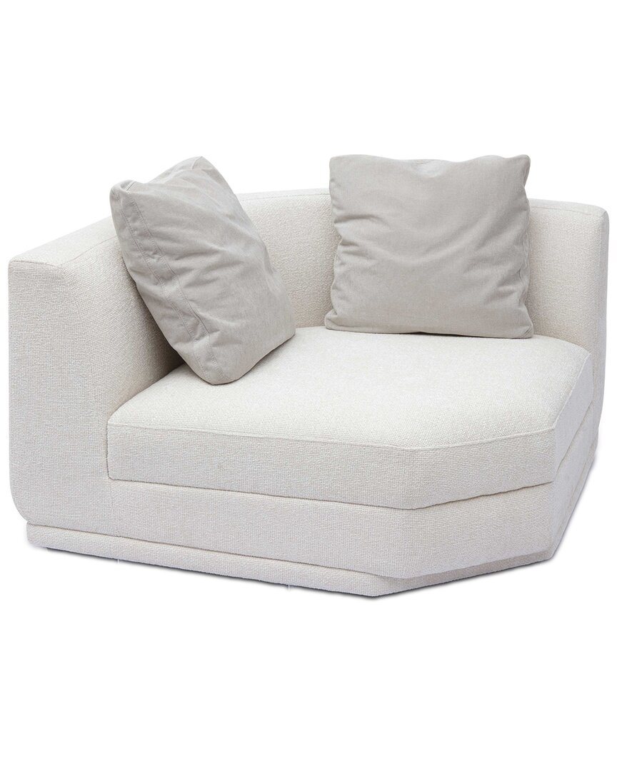 Tov Furniture Perry Chenille Modular Wedge Corner Chair