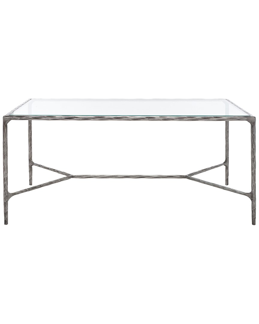 Safavieh Couture Jessa Metal Coffee Table In Silver