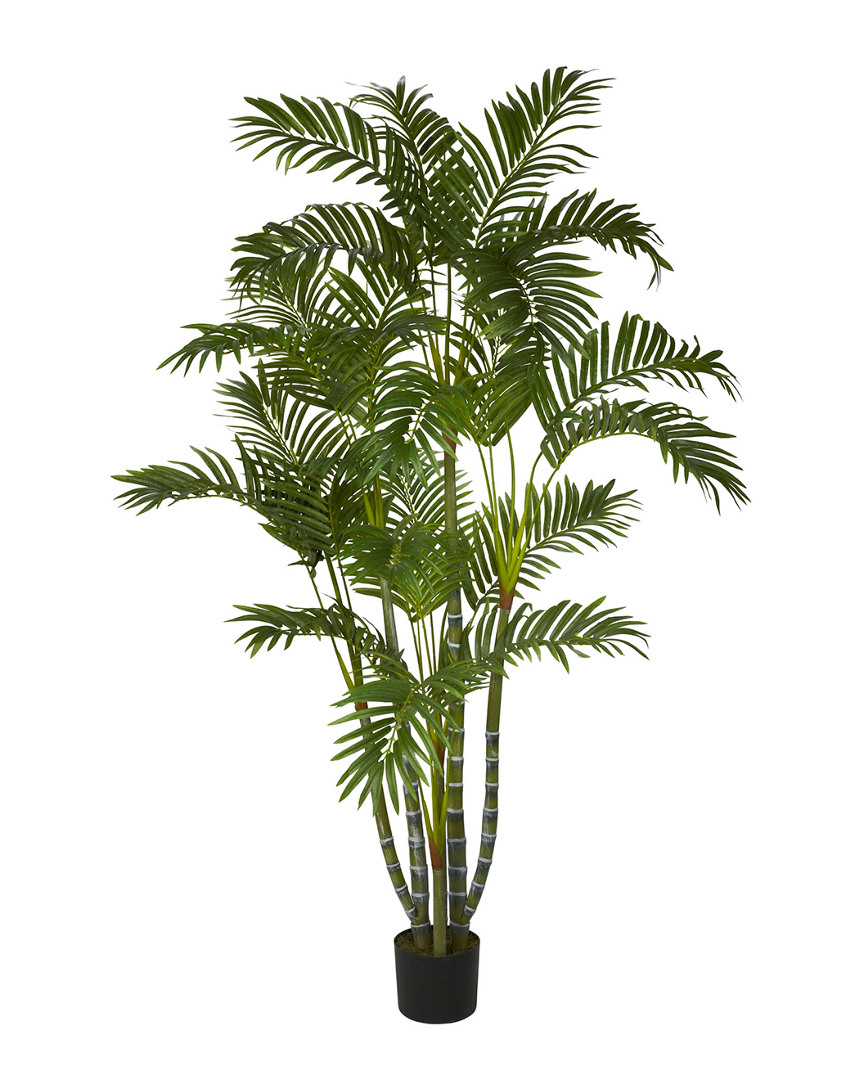 Nearly Natural 5' Areca Faux Silk Tree In Green