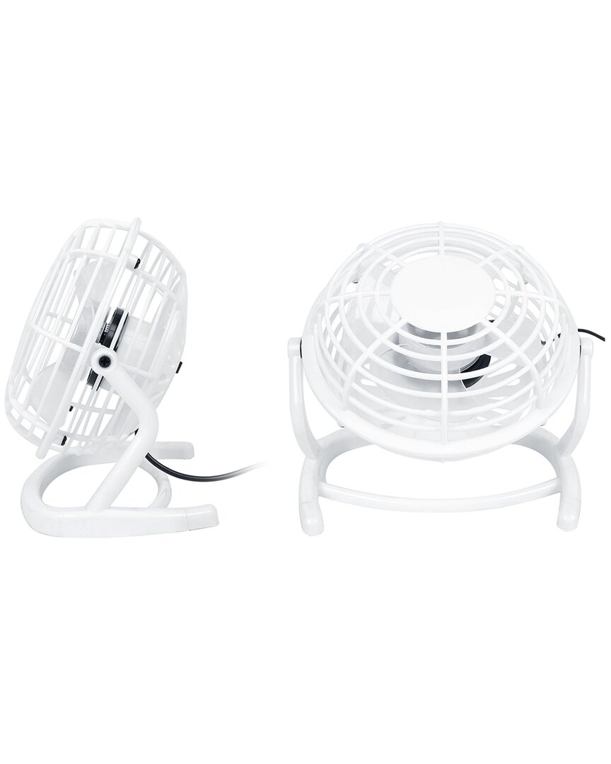 Fresh Fab Finds Usb Fan With 360 Rotation In White