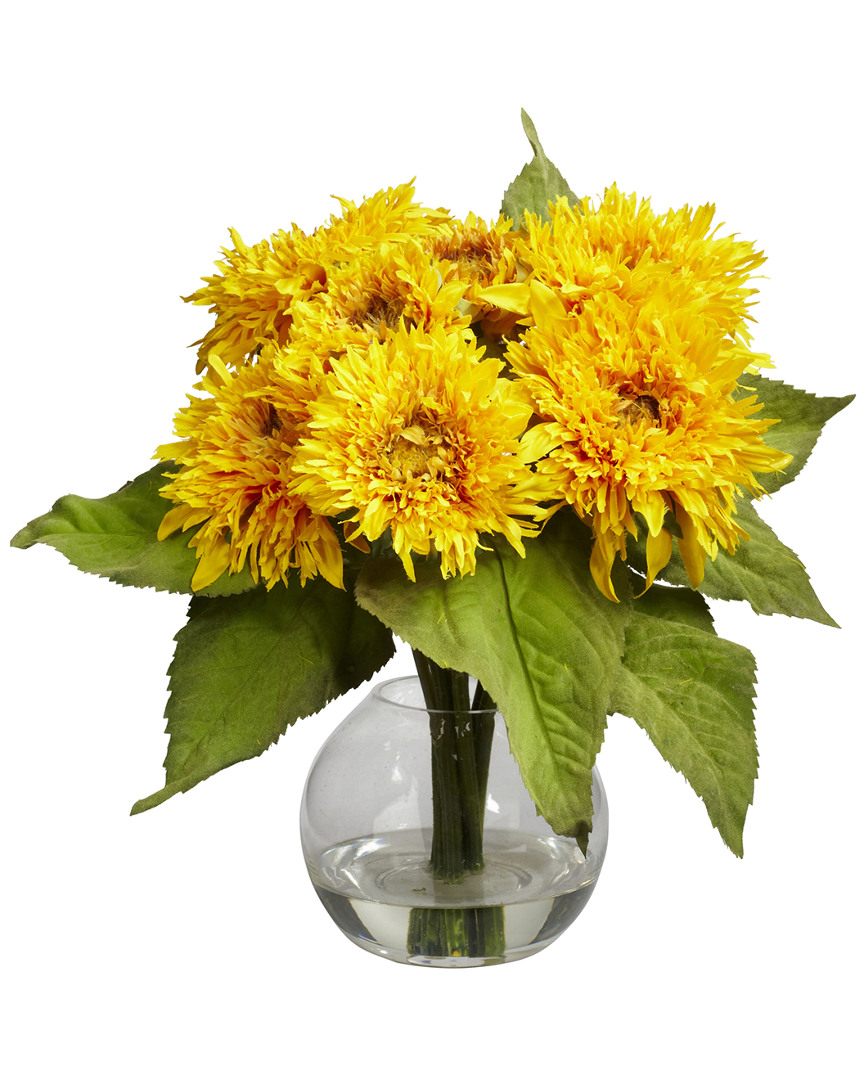 NEARLY NATURAL NEARLY NATURAL GOLDEN SUNFLOWER ARRANGEMENT
