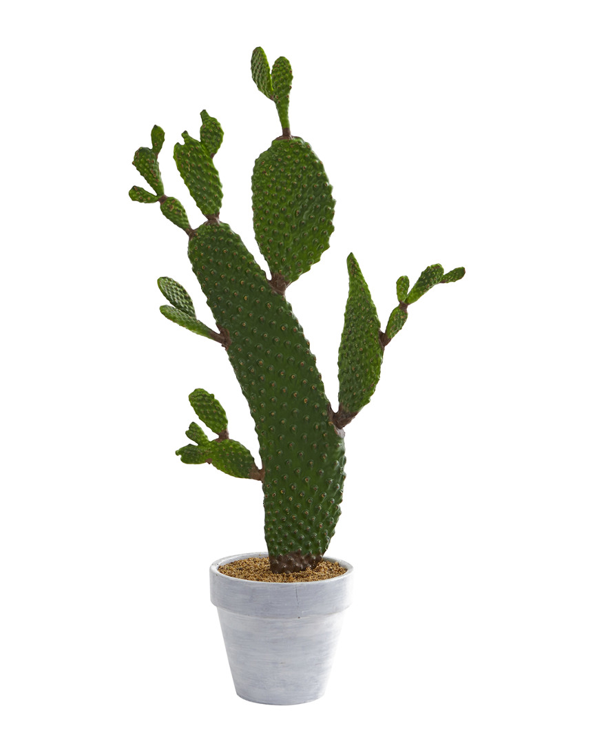 Shop Nearly Natural 27in Cactus Artificial Plant