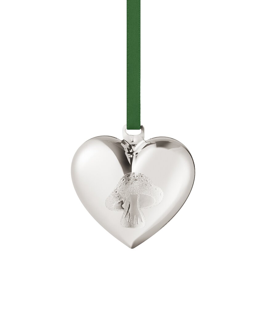 Georg Jensen Palladium-plated Heart In Silver