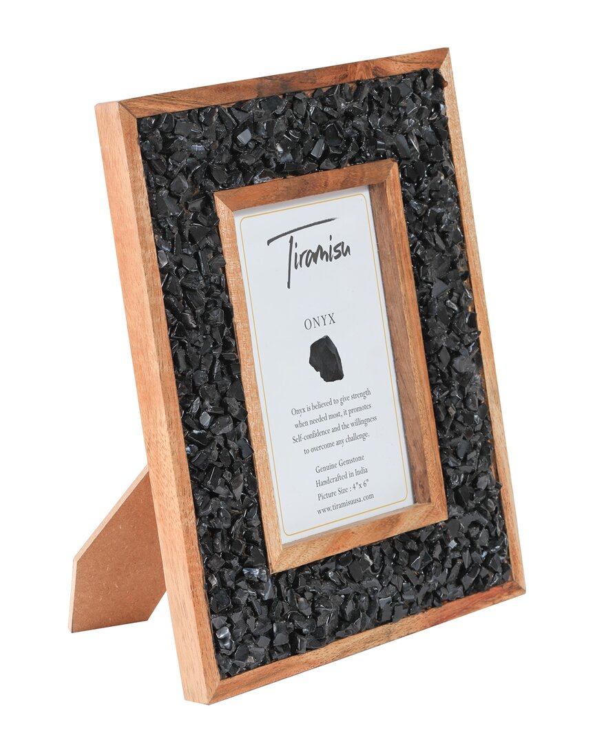 Shop Tiramisu Sunset Crest Black Onyx Picture Frame Set