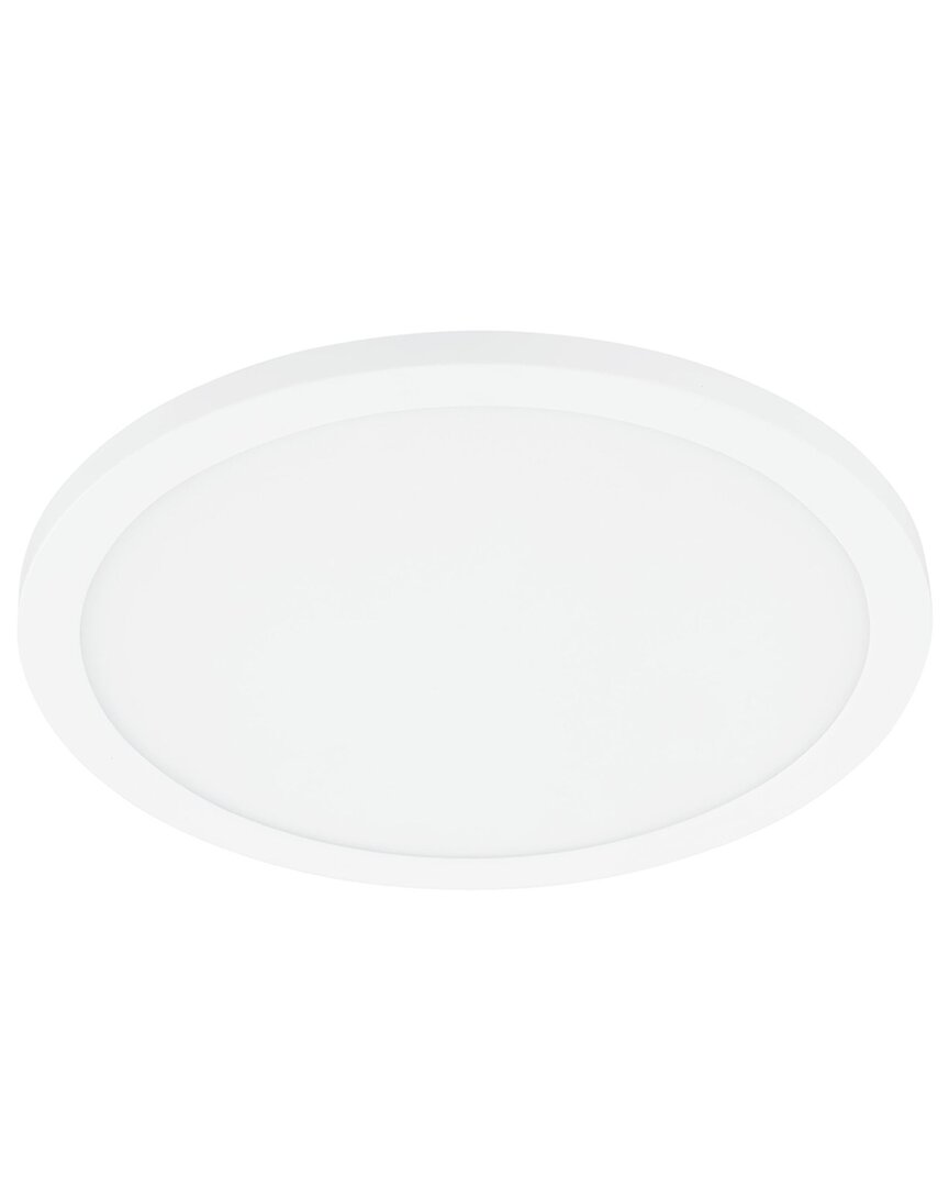 Eglo Trago 1 Light Integrated Led Ceiling/wall Light With White Finish & White Acrylic Shade