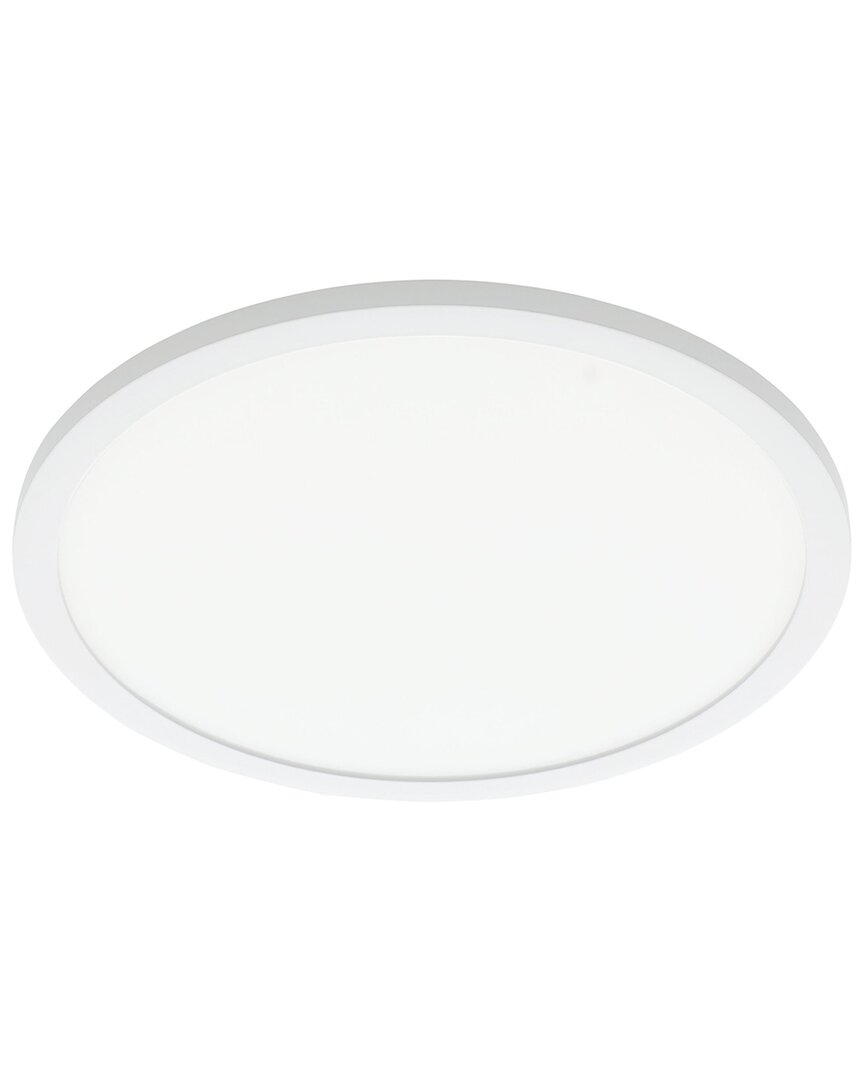EGLO EGLO TRAGO 1 LIGHT INTEGRATED LED CEILING LIGHT WITH WHITE FINISH & WHITE ACRYLIC DIFFUSER