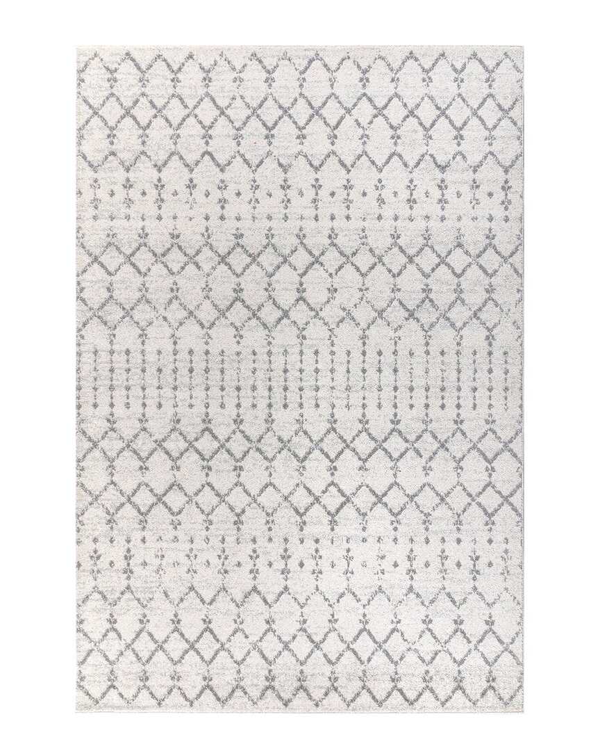 Jonathan Y Moroccan Hype Boho Vintage Diamond Area Rug In Cream