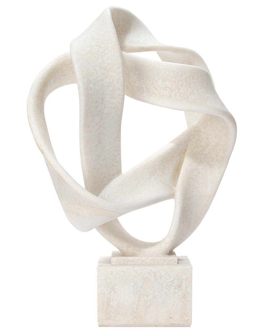 Shop Jamie Young Intertwined Object On Stand In White