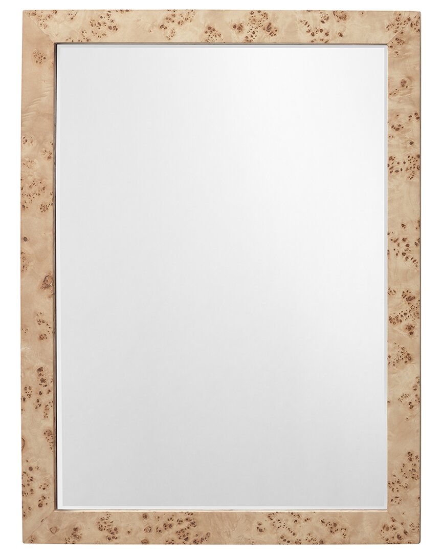 Jamie Young Chandler Rectangle Mirror In Beige