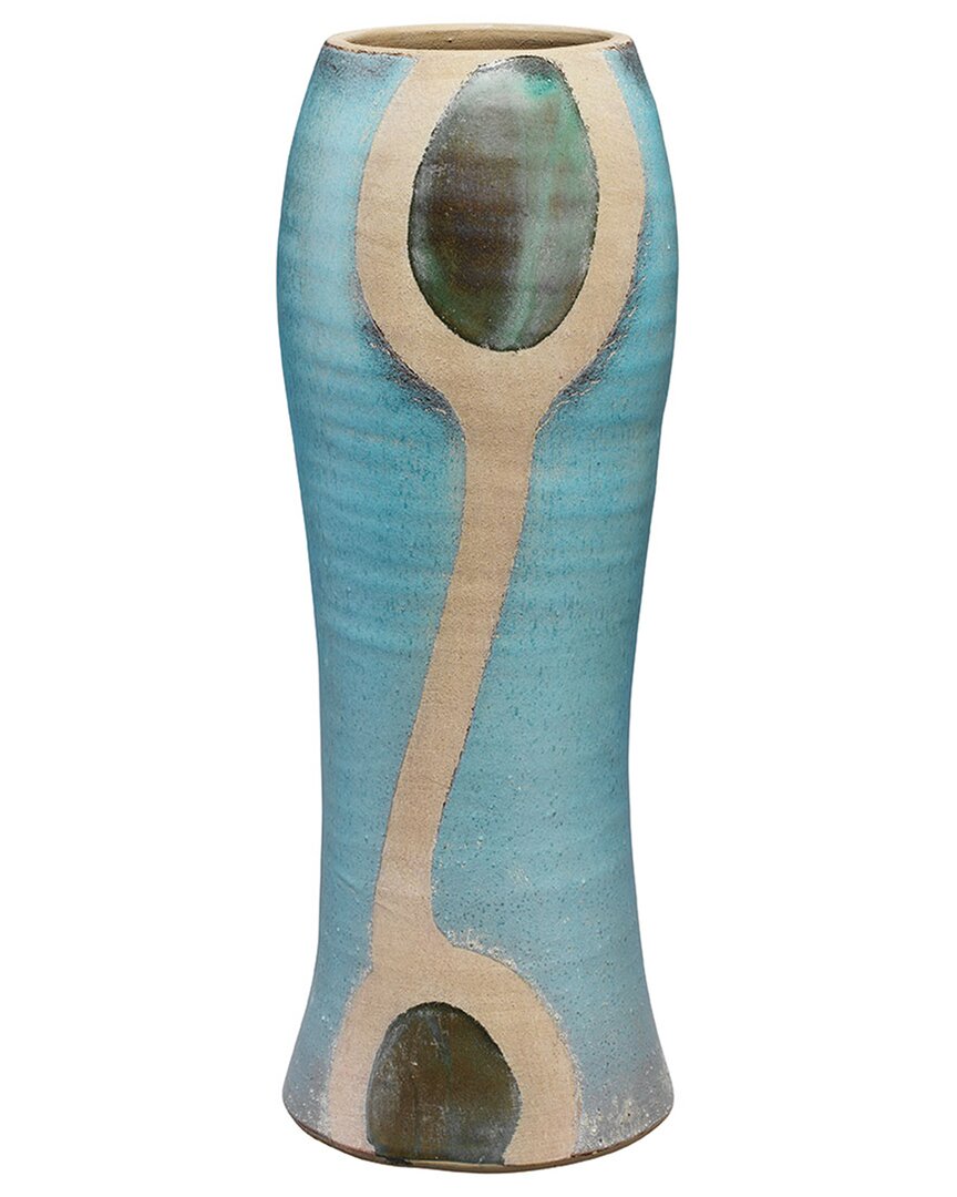 Jamie Young Maryln Vase In Blue
