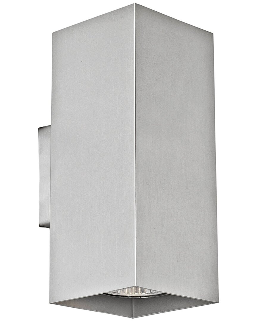 Eglo Madras 2 Light Wall Light With Aluminum Finish