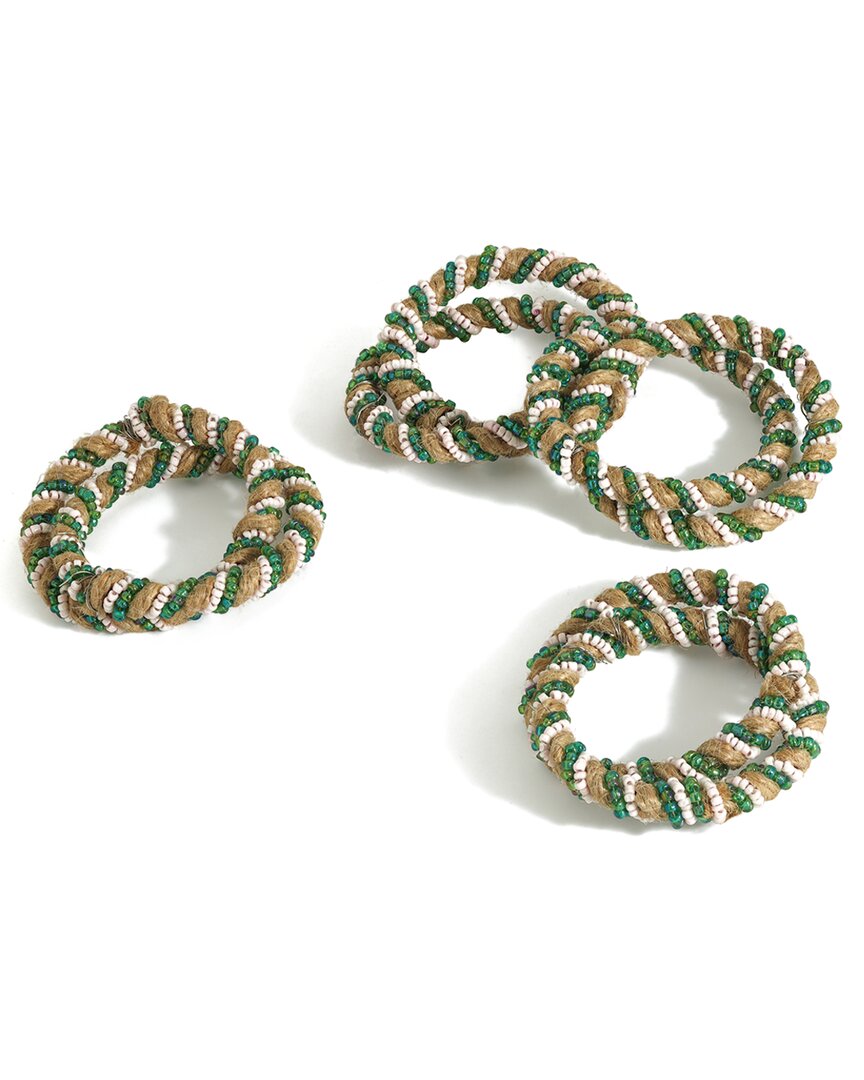 Tiramisu Serenity Swirl Napkin Rings