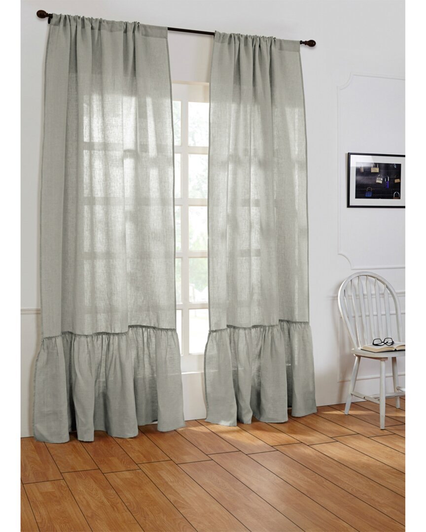 Amity Home Caprice Curtain Panels In Green