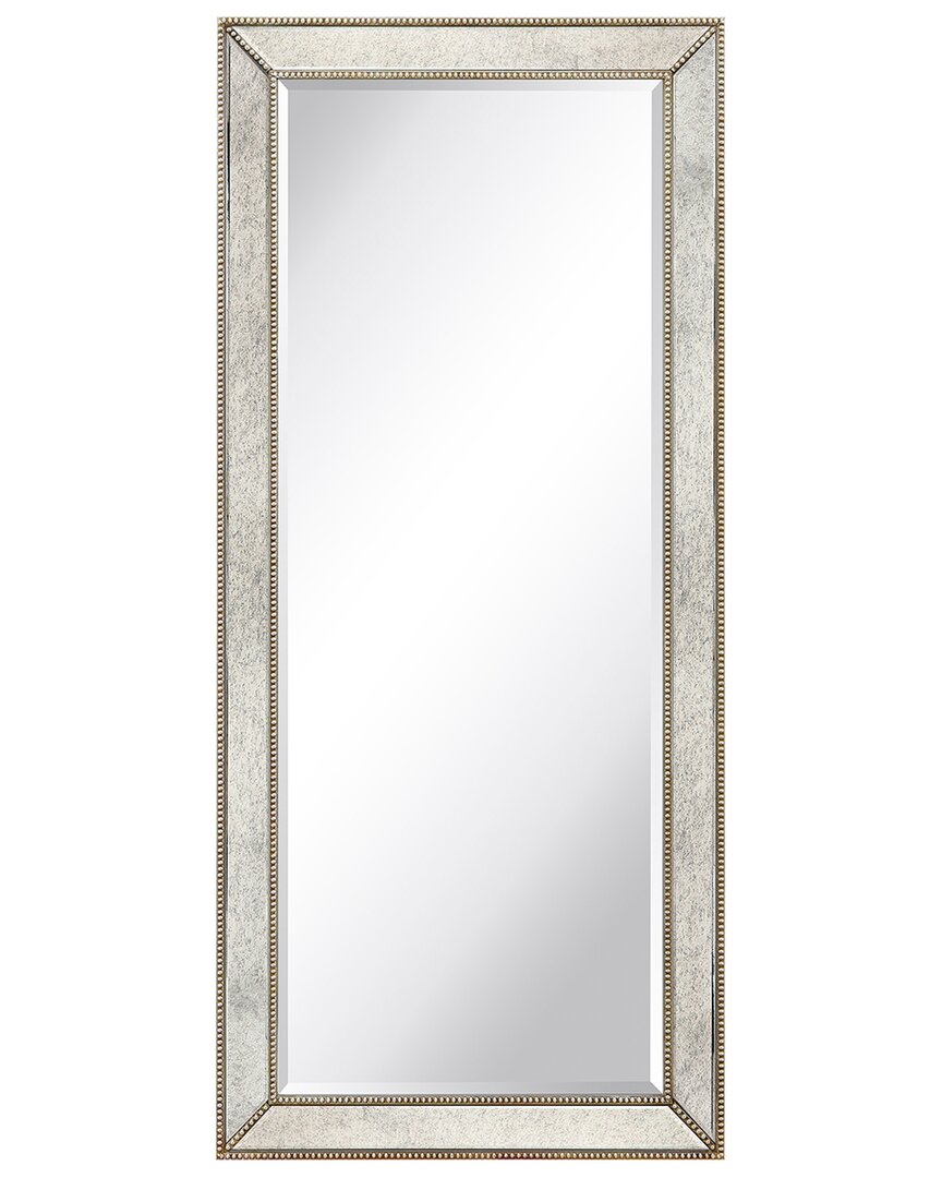 Empire Art Direct Solid Wood Frame Covered With Beveled Antique Mirror Panels In Champagne