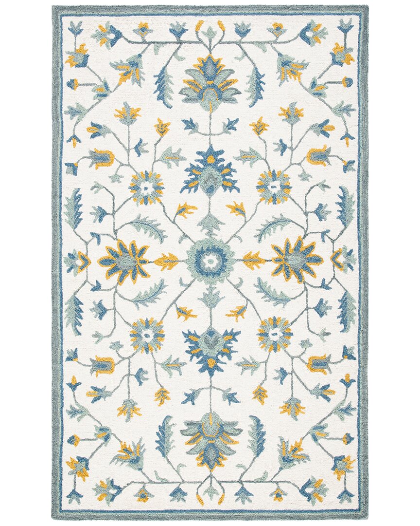 Safavieh Metro Wool-blend Rug In Ivory