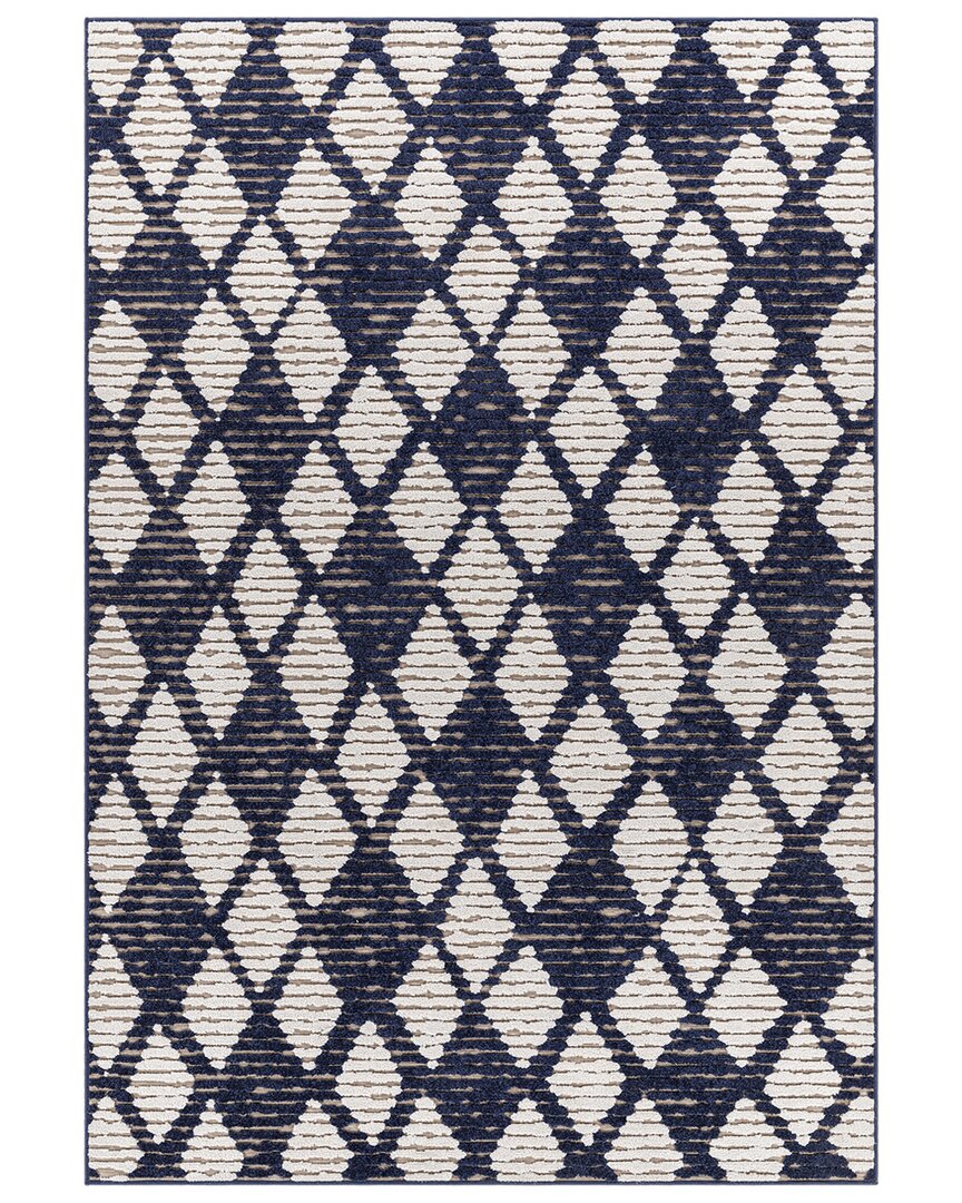 Surya Greenwich Indoor/outdoor Rug In Navy