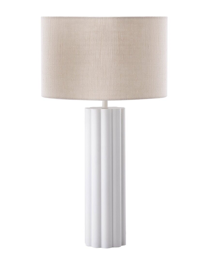 Tov Furniture Latur Cream Table Lamp In White