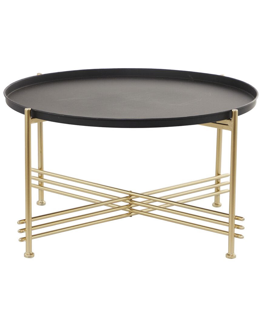 Peyton Lane Gold Modern Metal Coffee Table