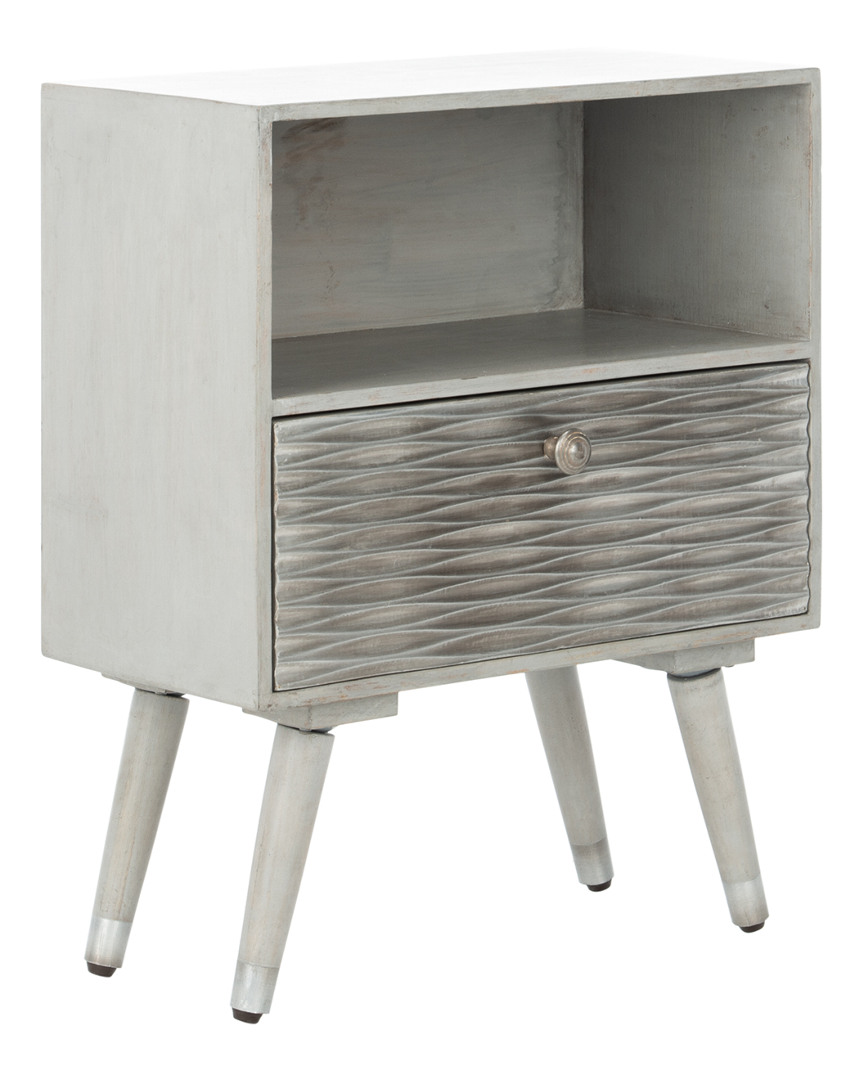 Safavieh Brandy 1 Drawer Textured Nightstand
