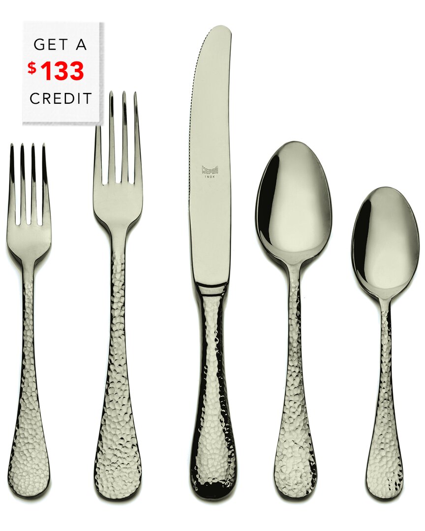 Mepra Epoque Flatware Set In Green