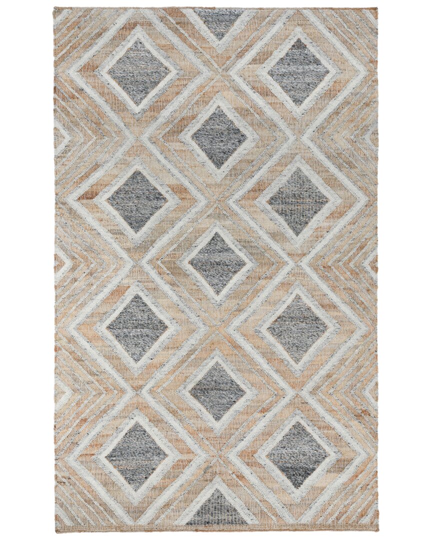 Kosas Home Lagos Hand-woven Wool-blend Rug In Blue