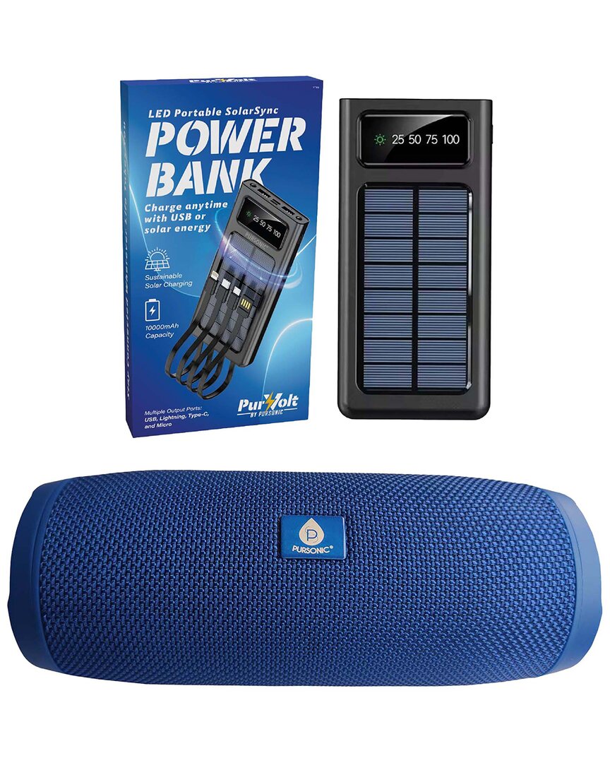 Pursonic Led Portable Solarsync Power Bank