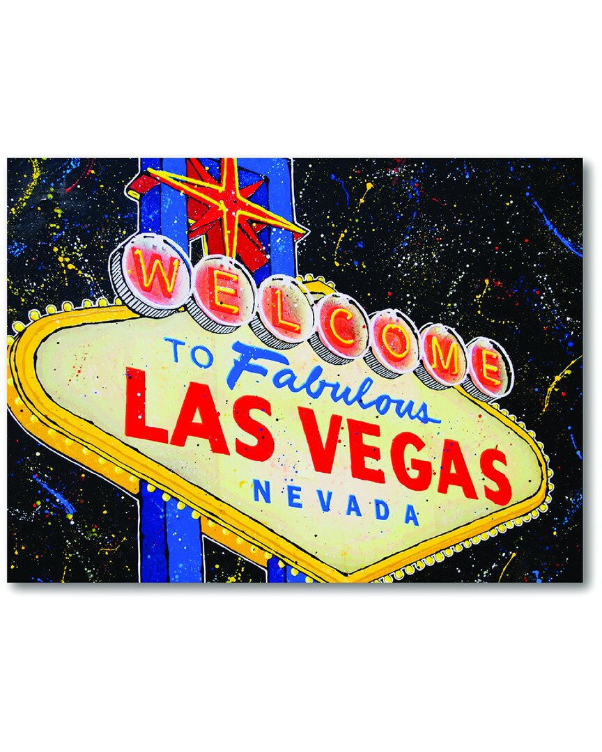 Courtside Market Las Vegas Sign Canvas Wall Art
