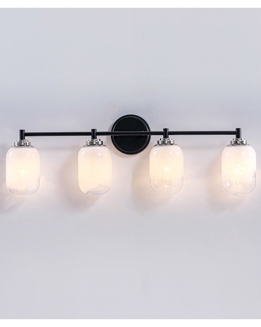 Vidalite Seren 4-light Wall Sconce Light With Handmade Glass Shades